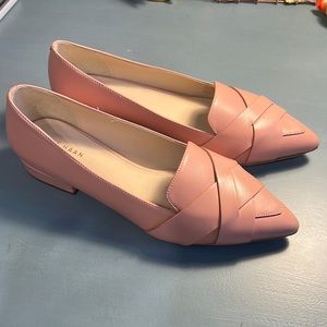 Cole Haan Pastel Pink Pointed Loafers 🌸
